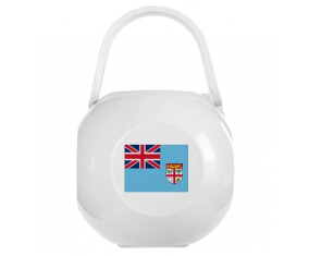 Caja blanca del pezón de la bandera de Fiji