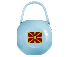 Caja de pezón de bandera azul del norte de Macedonia