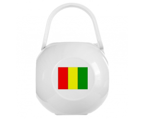 Caja de piruletas con bandera de Guinea Blanca Bissau