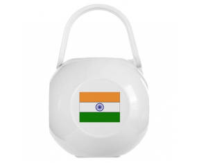 Caja de pezón de bandera blanca india