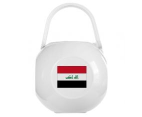 Caja de piruleta bandera blanca de Irak