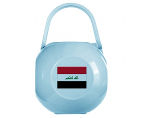 Caja de piruletas bandera de Irak azul