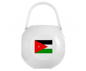 Caja de pezón bandera blanca de Jordania