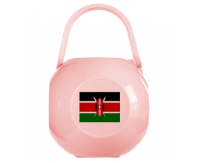 Caja de pezón bandera de Kenia rosa