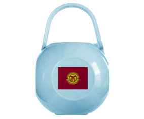 Azul Kirguistán bandera lollipop caja