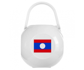 Caja de pezón bandera blanca de Laos