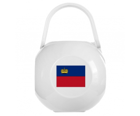 Caja de pezón de bandera blanca de Liechtenstein