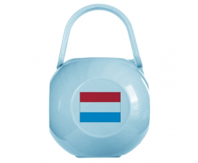 Caja de pezón de bandera azul de Luxemburgo