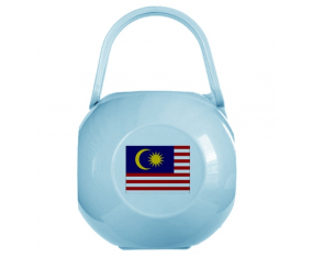 Caja de piruleta bandera azul de Malasia