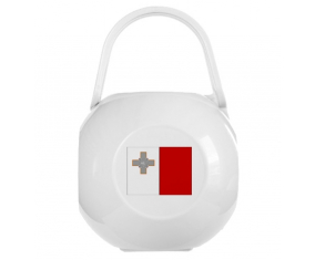 Caja de pezón bandera blanca de Malta