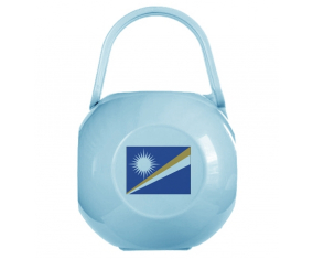Blue Marshall Islas Bandera Lollipop Box