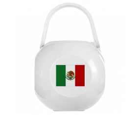 Caja de pezón bandera blanca de México