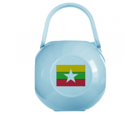 Bandera Azul Myanmar lollipop caja