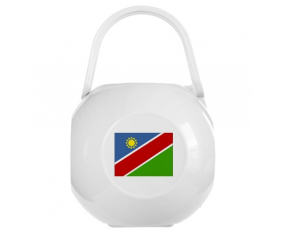 Caja blanca del pezón de la bandera de Namibia