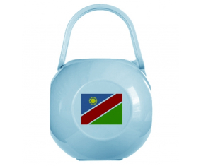 Caja de pezón bandera de Namibia azul