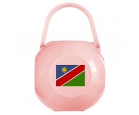 Caja de pezón de bandera de Namibia rosa
