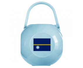 Caja de piruletas Bandera de Nauru Azul