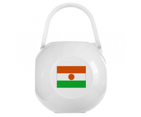 Caja de piruletas bandera de Níger blanco