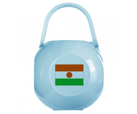 Caja de piruletas bandera de Níger azul
