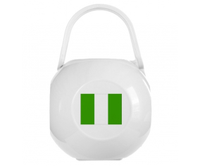 Caja blanca de pezón de bandera nigeriana