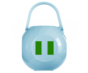 Caja de pezón bandera nigeriana azul