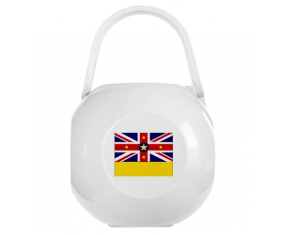 Caja de piruletas White Niue Flag