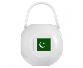 Caja blanca del pezón de la bandera de Pakistán