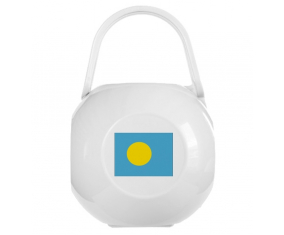 Caja de piruletas bandera del Palau blanco
