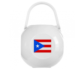 Caja de piruletas de Bandera Blanca de Puerto Rico