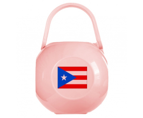 Caja de piruletas de Bandera Rosa de Puerto Rico