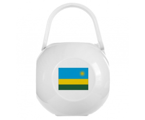 Caja de piruleta bandera blanca de Ruanda