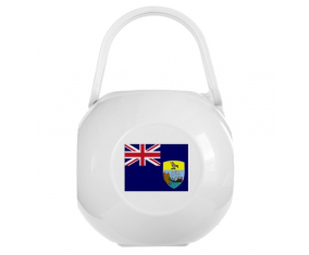 Caja de piruletas White St. Helena Flag