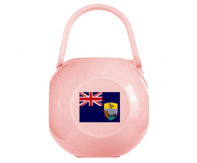 Caja de piruletas Pink St. Helena Flag