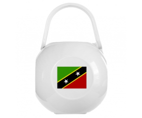 Caja de nipple de Bandera Blanca de San Cristóbal y Nevise