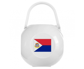 Blanco Sint Maarten Bandera Lollipop Box