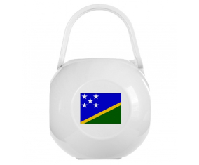 Caja de pezón de bandera blanca de las Islas Salomón