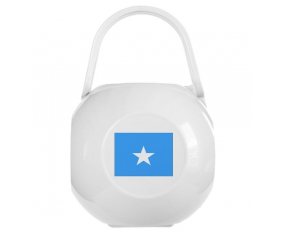 Caja de piruleta somalí bandera blanca