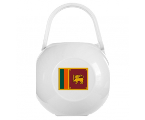 Caja de piruletas de bandera blanca de Sri Lanka Srilanka