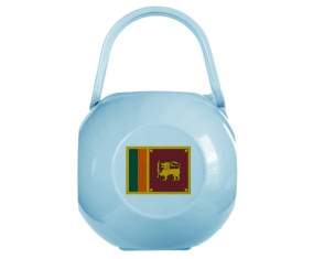 Azul Sri Lanka Srilanka Bandera Lollipop Box