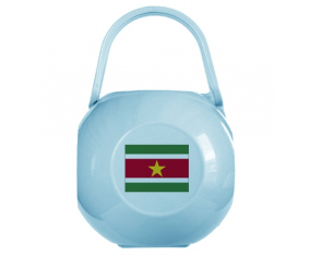 Caja de pezón bandera de suriname azul