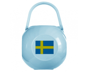 Caja de piruletas Blue Sweden Flag