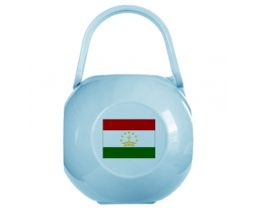 Caja piruleta bandera de Tayikistán azul