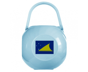 Caja de pezón Bandera Tokelau Azul