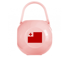 Caja de piruletas Rosa Tonga Flag