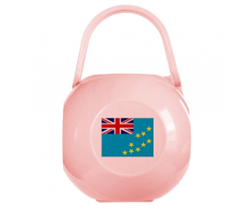 Caja de piruletas Pink Tuvalu Flag