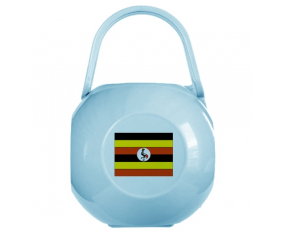 Caja de pezón bandera azul de Uganda