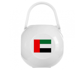 Caja blanca de pezón bandera de los Emiratos Árabes Unidos