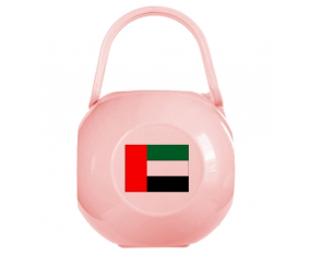 Caja de pezón de bandera rosa de los Emiratos Árabes Unidos