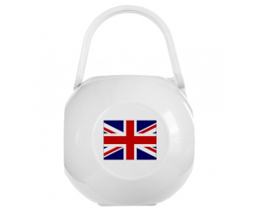 Caja de piruletas White UK Flag