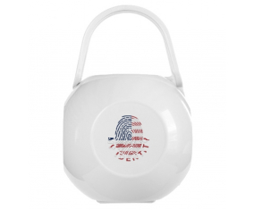 Nipple Box Imprimir Mi Identidad Los Estados Unidos de América Blanco